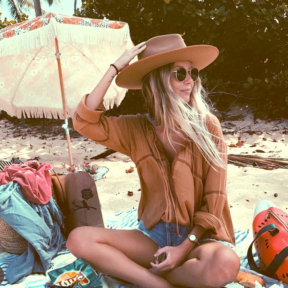 Amuse Society yellow blouse